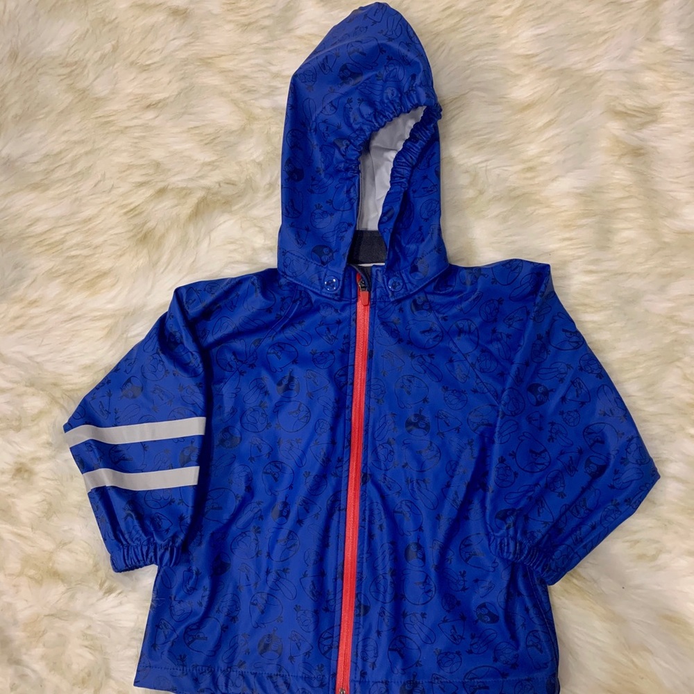 Boys H&M Angry Birds Rain Jacket 1 1/2 - 2 years